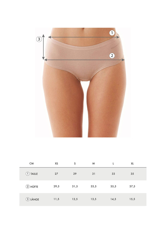 Karinna Hipster Underpants Mix 6 Pack Black