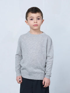 Kids' Cashmere Sweater Grey