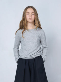 Kids' Cashmere Sweater Grey