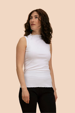 Rib Top White