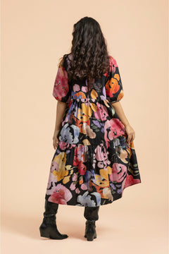 Tiered Midi Dress Wild Lea