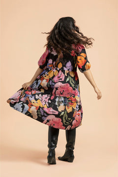 Tiered Midi Dress Wild Lea