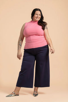 Everyday Culottes Tummansininen