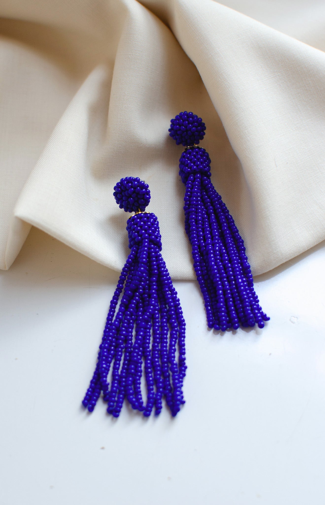 Bina Earrings Royal Blue
