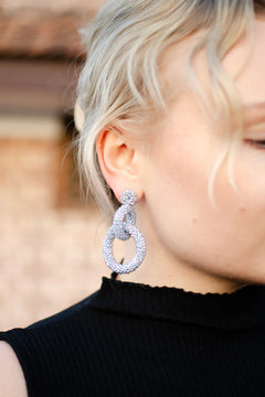 Gia Earrings Ice Blue