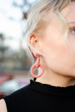 Gia Earrings Rose Gold