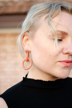 Gia Earrings Rose Gold
