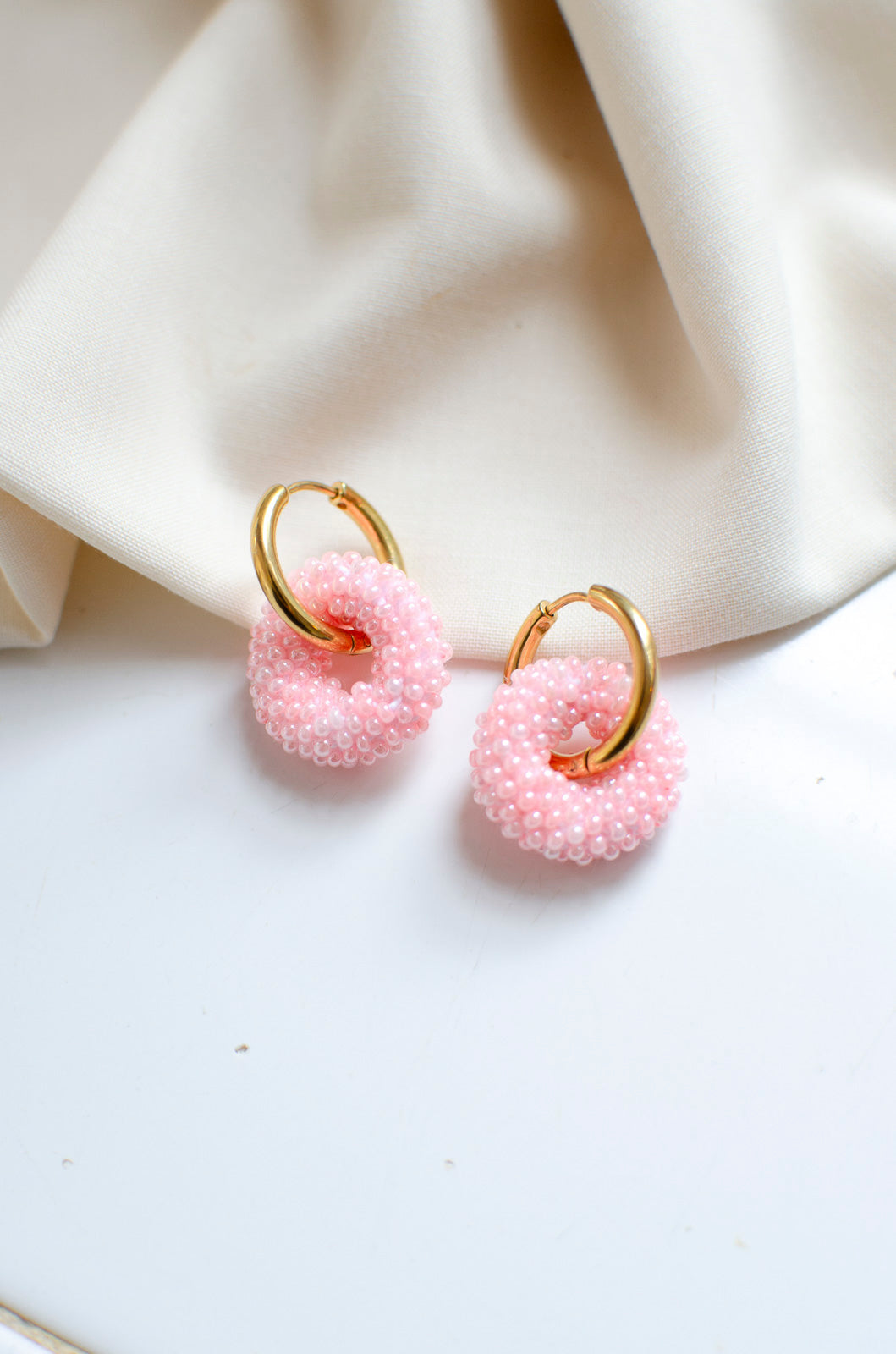 Veda Earrings Pearl Pink