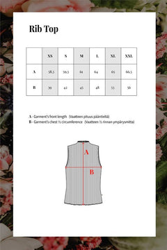 Rib Top White