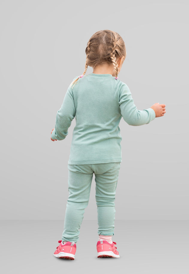 Kids' Merino Shirt Moss