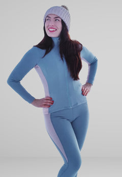 Usva Merino Leggings Blueberry