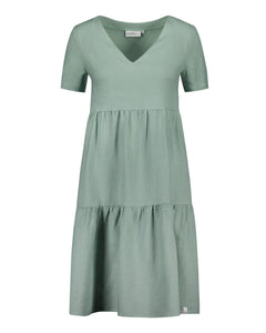 Linen Layer Dress Desert Sage Green