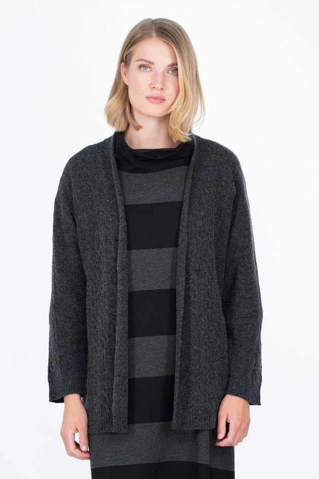 Laakso Cardigan Dark Grey