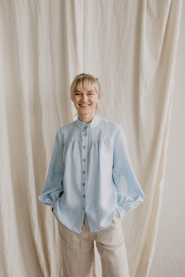 Indraja Linen Blouse