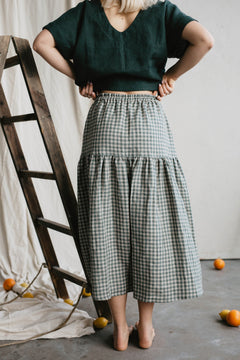 Vakarė Linen Skirt