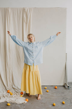 Vakarė Linen Skirt