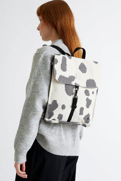 Handy Mini Backpack Cow Print