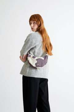 Lua Half Moon Bag Cow Print