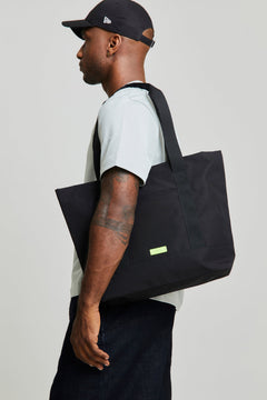 Strata Tote Bag Black Lime Vandra