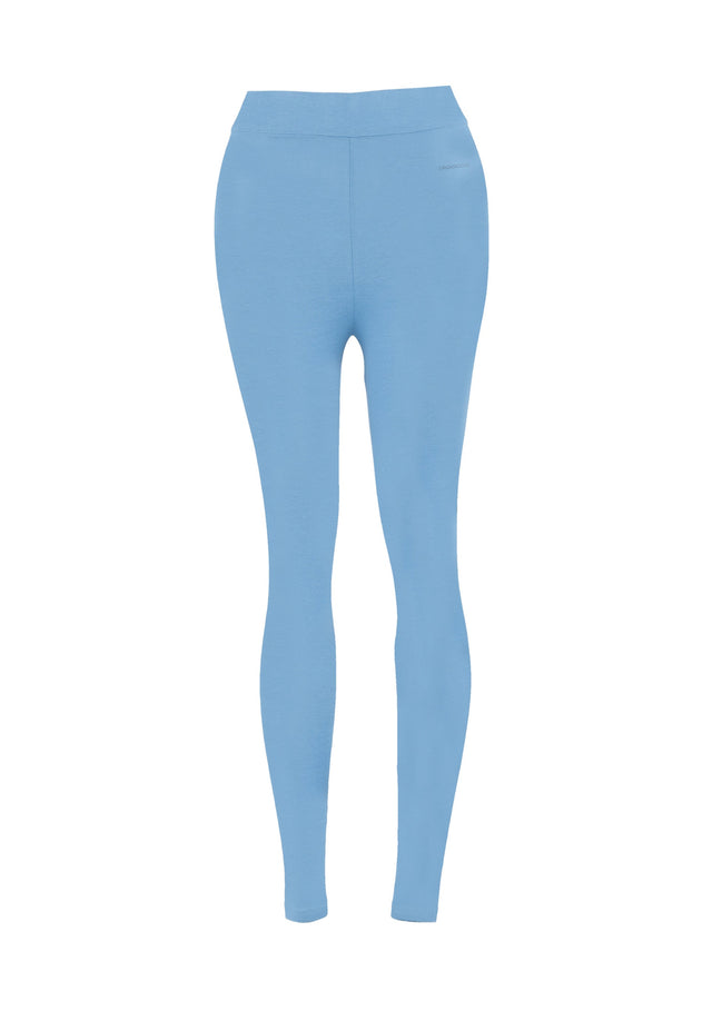 Leila Organic Cotton Leggings Blue Fog