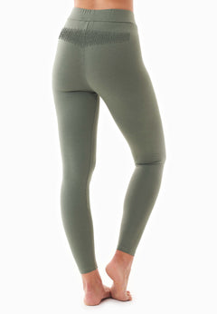 Leila Organic Cotton Leggings Olive