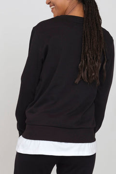 Women's Crewneck Sweatshirt Black