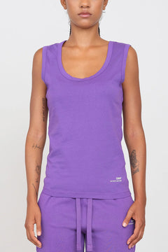 Women's Deep Neck Tank Top Violet