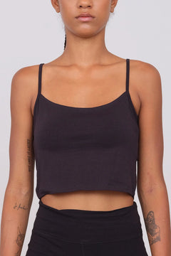 Sporty Crop Top Black