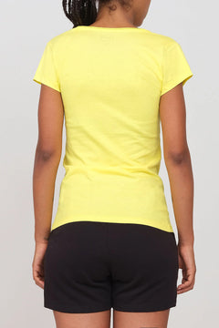 Women's Soft V-Neck T-Shirt Yellow