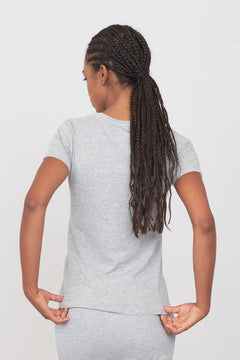 Women's Crewneck T-Shirt Grey