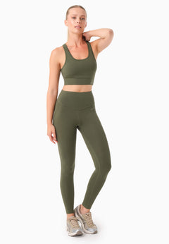 Luccy Training Leggings Olive Green