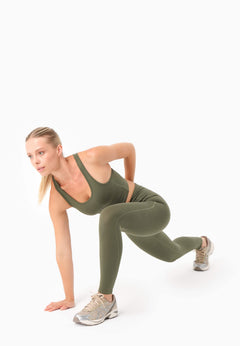 Luccy Training Leggings Olive Green