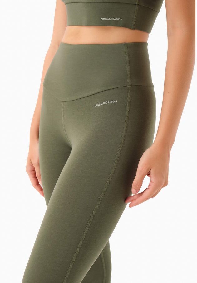 Luccy Training Leggings Olive Green
