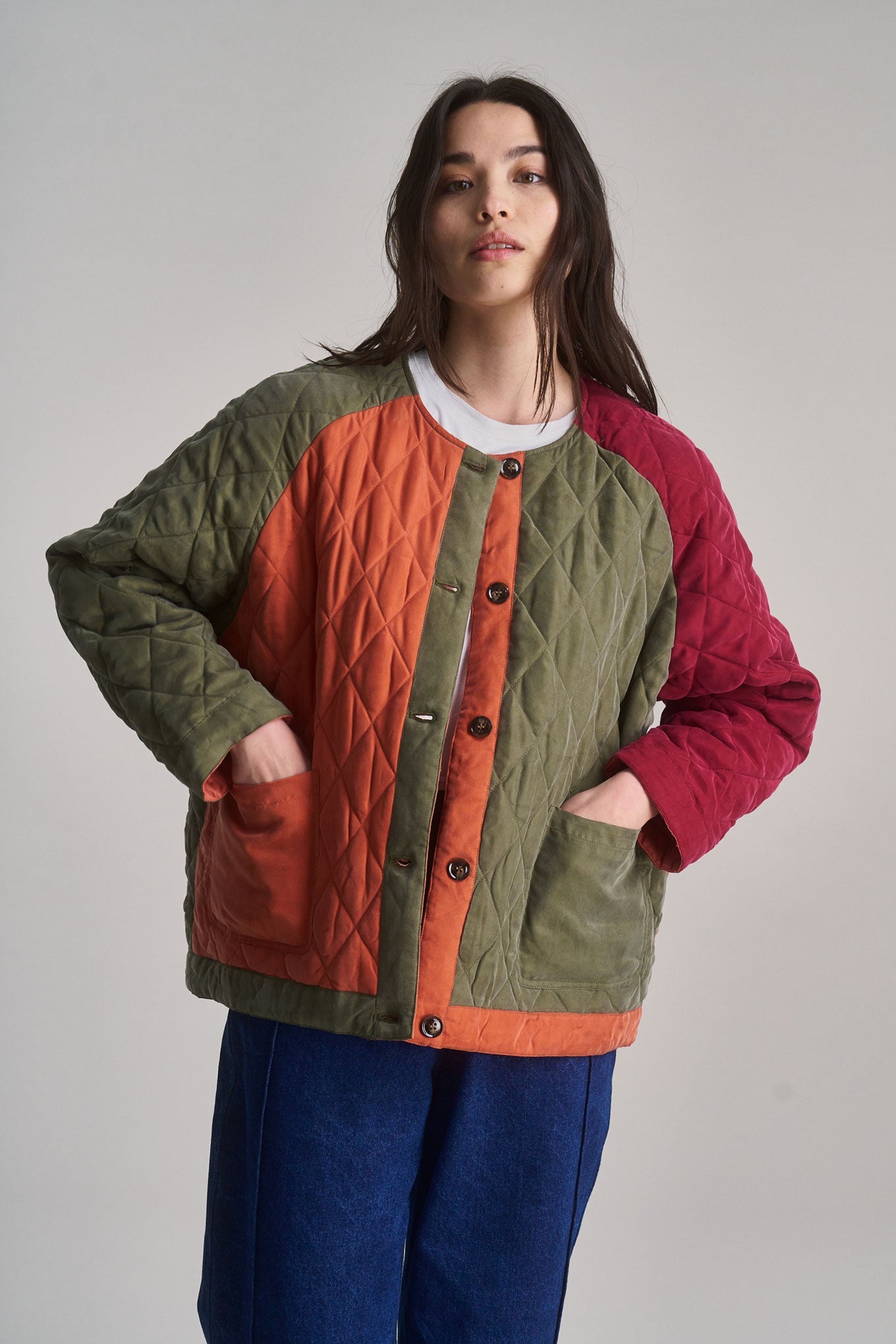 Lulu Cupro Jacket Multicolor