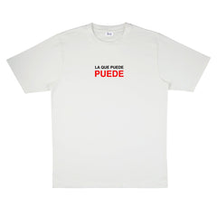 La Que Puede T-Shirt White