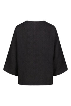 Lappo Linen-Wool Shirt Raven Black