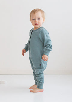 Melli EcoDesign Kids' Merino Wool Jumpsuit Menthol Blue