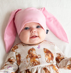 Kids' Bunny Beanie Pink