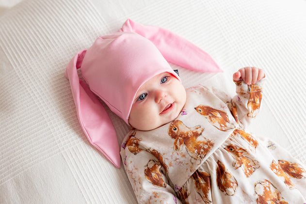 Kids' Bunny Beanie Pink