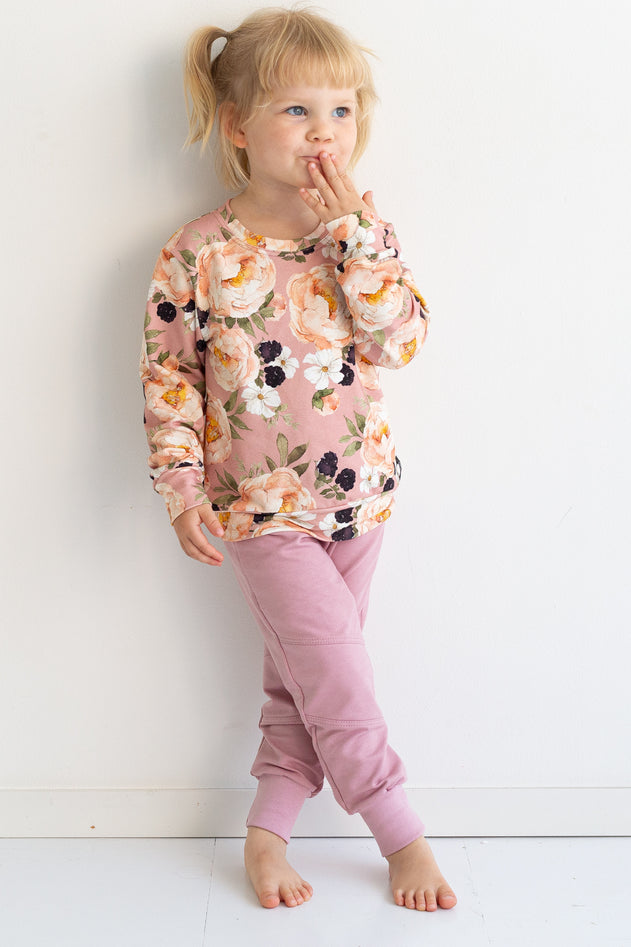 Kids' Sweater Aprikoosin Kukka Pink