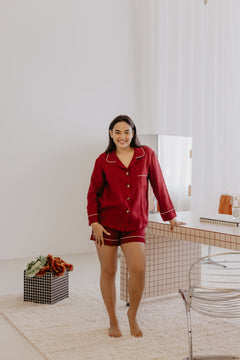 Pilnatis Linen Pyjama Set With Shorts