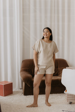 Women's Jaunatis Linen Pyjama Set