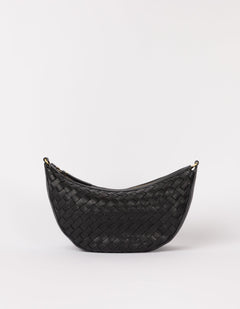 Leo Woven Soft Grain Leather Black