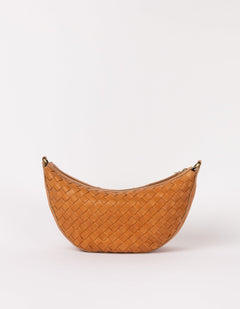 Leo Bag Woven Soft Grain Leather Wild Oak