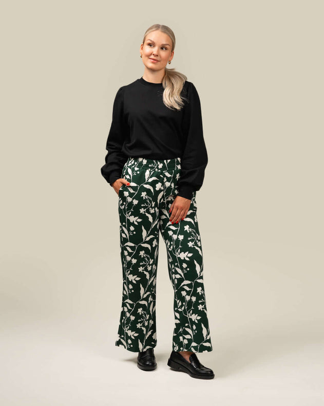 Toive Wide Trousers Varjot