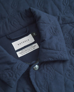 Light Quilt Jacket Dark Navy