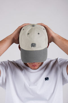 Logo Dad Cap Marengo Ecru