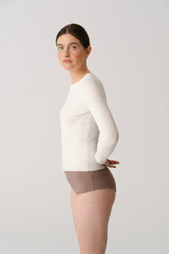 Perfetto Long Sleeve Top Off-White
