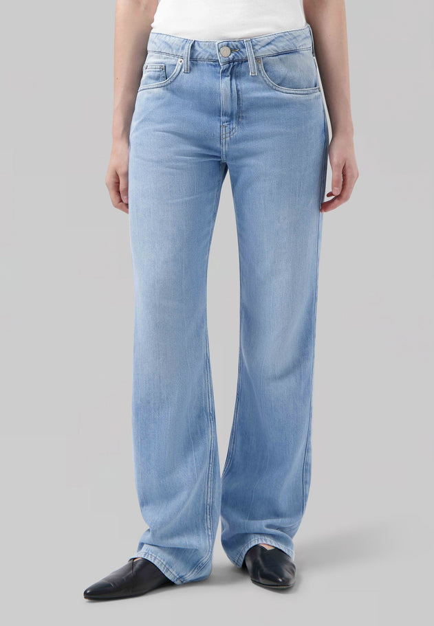 Jamie Mid Loose Flow Jeans Stone Vintage