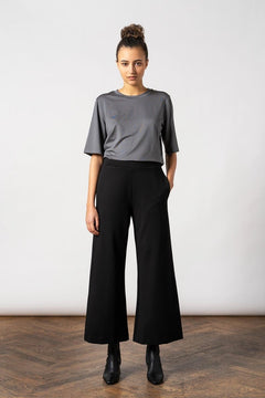 Lottie Wide Pants Black - RESIDUS - IVALO.COM
